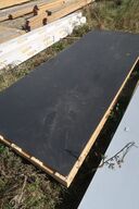 1 plade eternit, 8 mm, sort