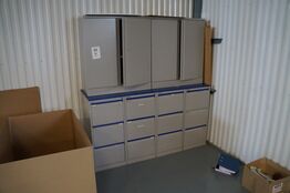 4 stk. arkivskabe BISLEY 