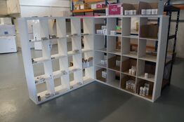 3 stk. rumdelere uden indhold 