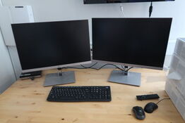 2 stk. HP EliteDisplay E243i 24" skærme 