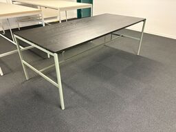 Dining Table MILLION CPH - MIES - 200x90x74cm - Støvet Grøn/Sort Finér