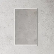 Nichba mirror small vægspejl – minimalistisk dansk design i hvid(ubrugt)