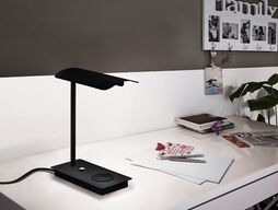 2 stk. eglo arenaza bordlampe 5,8w 750lm 3000k touch qi sort(ubrugt)