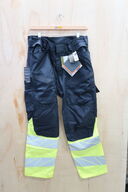 1 stk. Mascot | Bukser med knælommer | Mørk marine/gul | 82C54