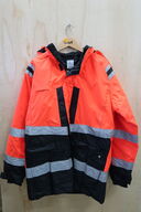 1 stk. Fristads | Hi Vis Airtech® 3-i-1 parka jakke kl.3 4 | Rød/sort | L
