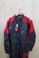 1 stk. Engel | Galaxy kedeldragt | Mørk grå/rød | 2XL