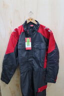 1 stk. Engel | Galaxy kedeldragt | Mørk grå/rød | 2XL