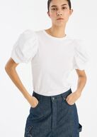 Dawy Puff Sleeve T-Shirt ROTATE BY BIRGER CHRISTENSEN Str.: XL