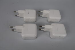 4 stk.  Original Apple 10W USB lader A1357