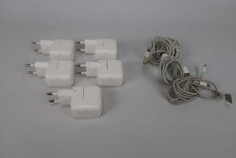 5 stk.  Original Apple 10W USB lader A1357