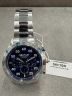 Armbåndsur SECTOR 270 45 MM MULT BLUE DIAL SS BR