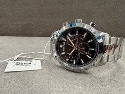 Armbåndsur SECTOR 270 45 MM CHR BLACK DIAL BR SS