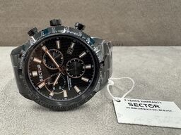 Armbåndsur SECTOR 270 45 MM CHR BLACK DIAL BR BLACK