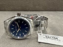 Armbåndsur SECTOR 240 32 MM 3H BLUE DIAL BR SS