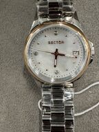Armbåndsur SECTOR 230 32 MM 3H RG BEZEL WHIT MOP DIAL BR SS