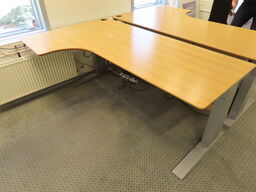 El-hæve/sænke bord