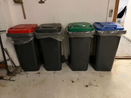 4 stk. sorteringsspande