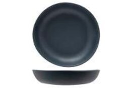 24 stk. Tallerken melamin dyb antrasit 174 mm Kupo