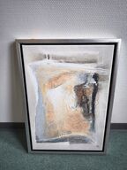 2 stk. lærredsprint i ramme 70x70 & 35x50