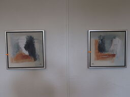 2 stk. lærredsprint i ramme 40x40