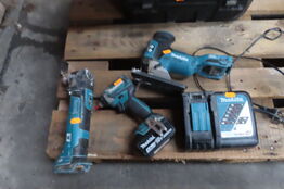 3 stk elværktøj MAKITA