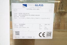 1 stk. PressGlass termorude