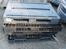 4 stk. Plastpaller