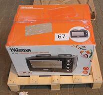 38 ltr tristar ovn m/kogeplader (momsfri) ubrugt