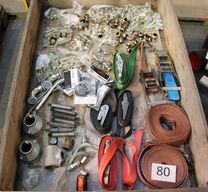 Div. Messing fittings ubrugt + div. fittings mm (uden palle)