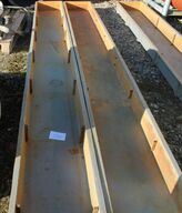 2 stk. Glasfiber rende 3,6 x 0,4 x 0,15cm høj (velegnet til jordbærbede eller andet)