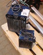 2 stk. Varmeblæser, 9 Kw + 2 Kw