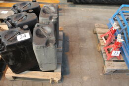 5 stk. 20 ltr dunke
