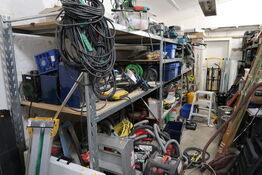 3 fag lagerreoler uden indhold (læs beskrivelse)