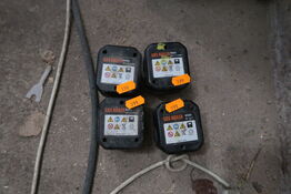 4 stk. batterier GAS NAILER BS03