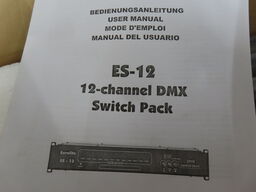 12 kanals dmx switch pack EUROLITE ES-12 DMX