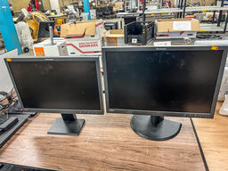 2 stk. LENOVO ThinkVision 24" & 22" skærme
