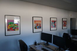 5 stk, billeder og kort