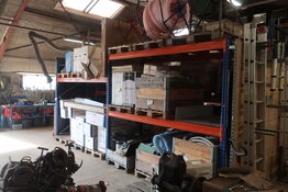 2 fag pallereoler uden indhold