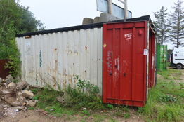 20' container uden indhold