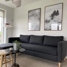 Parti 3-personers sofa med chaiselong
