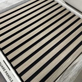 BYGGEMATERIALER, akustikpaneler, lister, troldtekt, træbeton, skruer mm.