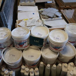 Bordplader, fliser, radiatorer og andet VVS mv.