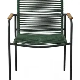 "Cinas havemøbelsæt - teaktræsbord med 4 stole"