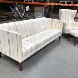 Erik Jørgensen EJ380 sofa med lænestol og skammel (MOMSFRI)