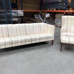 Erik Jørgensen EJ380 sofa med lænestol og skammel (MOMSFRI)