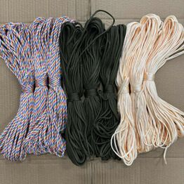 Faldskærmsliner/tov - fragtfri i DK inkluderet