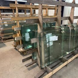 Glasplader/brusevægge