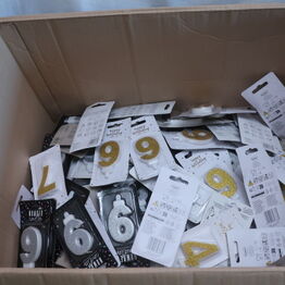 El. palleløfter, emballage, byggepladshegn, soldater, lamper m.m.