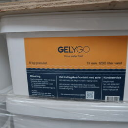GelyGo ApS *Varelager Af Vandabsorberende Granulat*