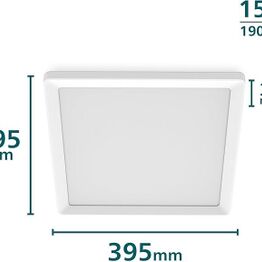 Auktion over Philips led sceneswitch loftlamper Slim 40x40 cm dæmpbar via kontakt(kræver ikke dæmper)